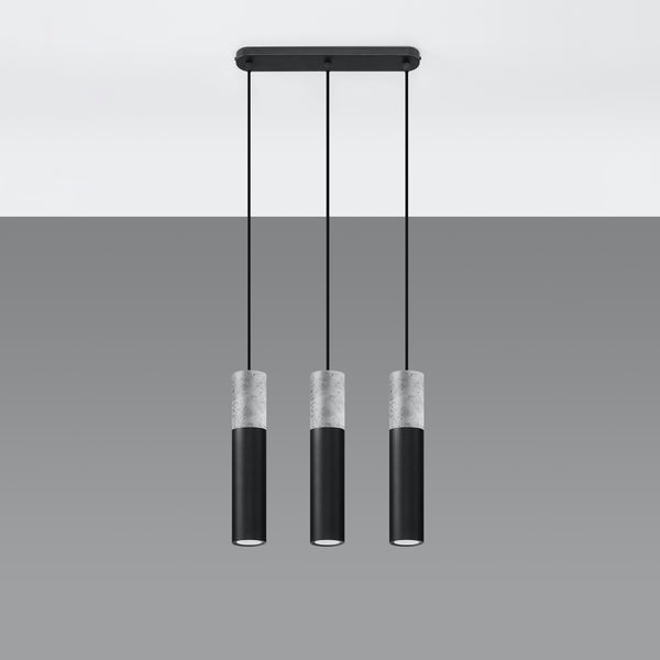 BORGIO 3L hanging light black