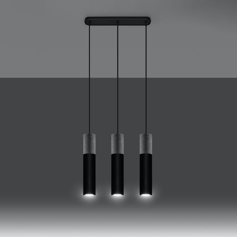 BORGIO 3L hanging light black