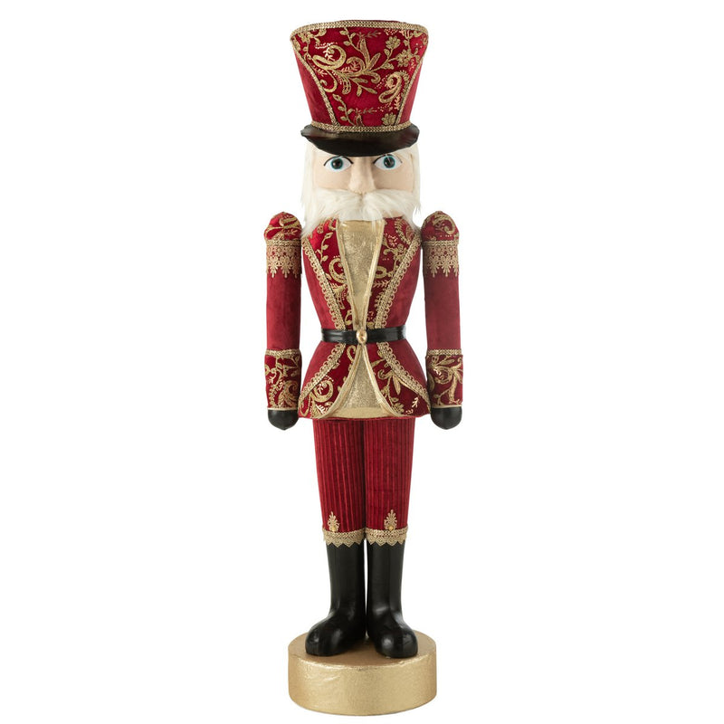 XXL Nussknacker Figur Rot Gold – 148 cm