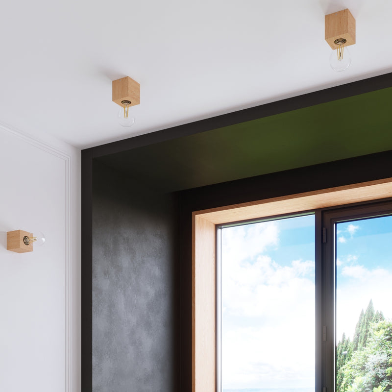 ARIZ ceiling light natural wood