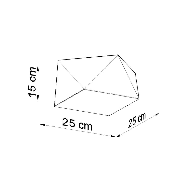 Deckenleuchte HEXA 25 weiß