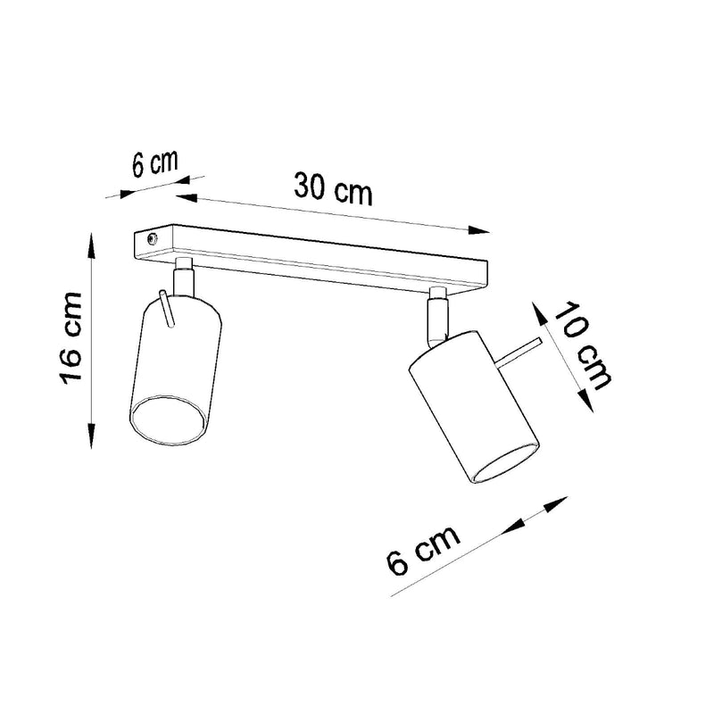 Deckenleuchte RING 2 chrom