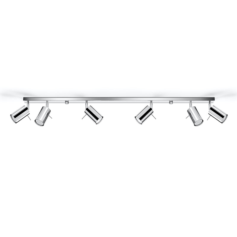 Ceiling light RING 6L chrome