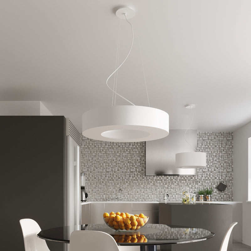 Chandelier SATURNO 50 white