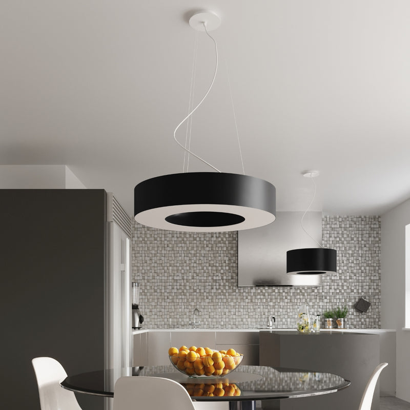 Chandelier SATURNO 50 black