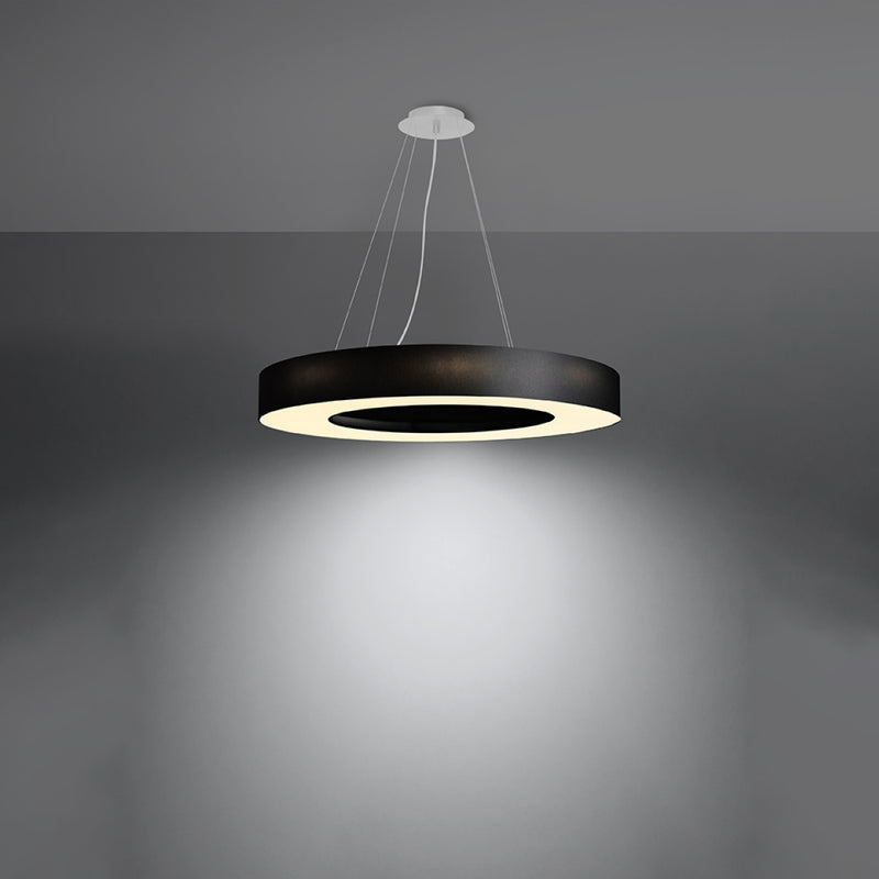 Chandelier SATURNO SLIM 70 black