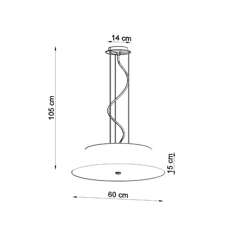 Chandelier VEGA 60 white