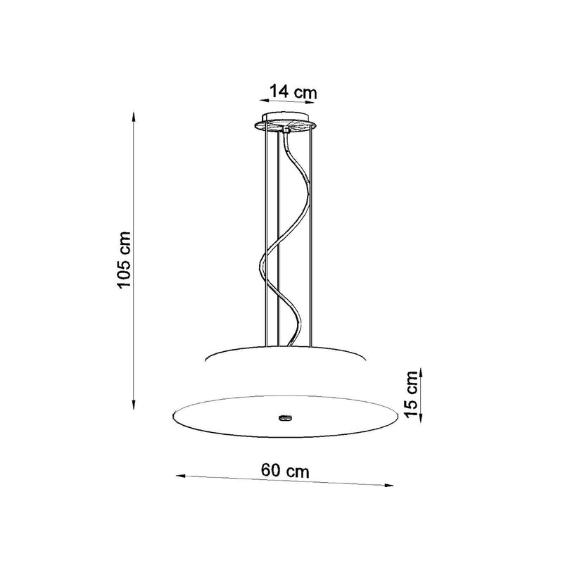 Chandelier VEGA 60 black