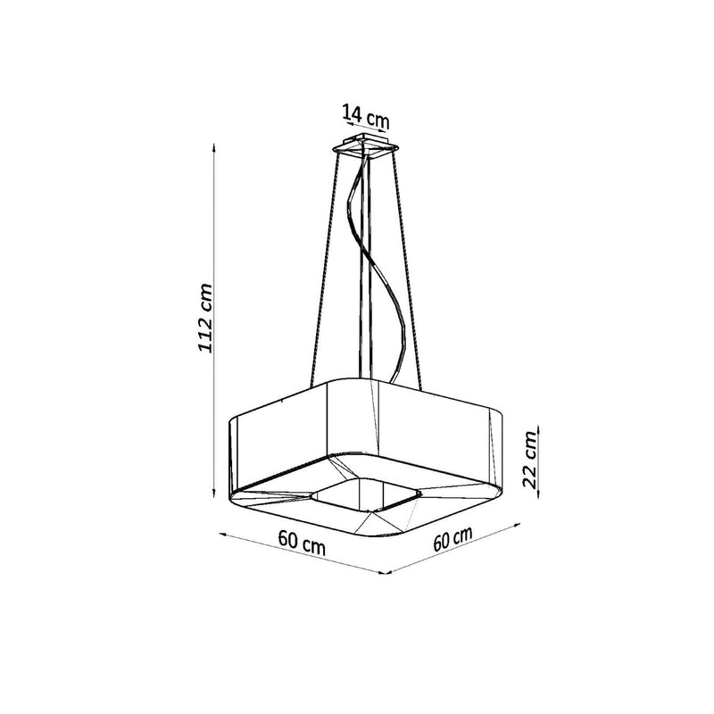 Chandelier URANO 60 white