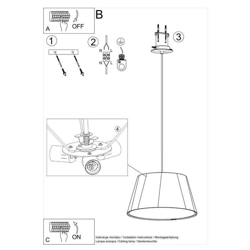 Chandelier CONO 45