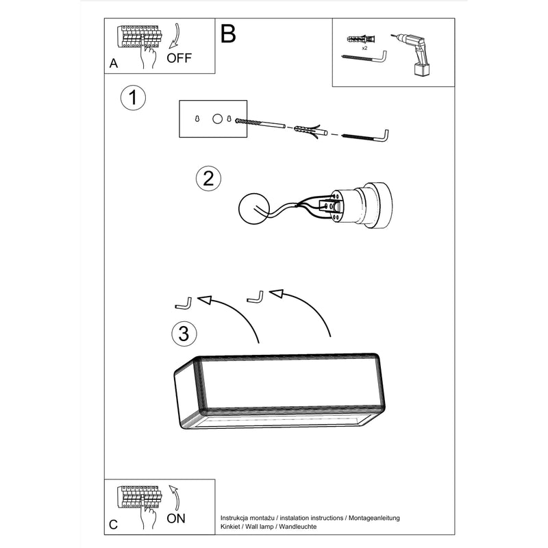 Wall lamp ceramic SUBANI