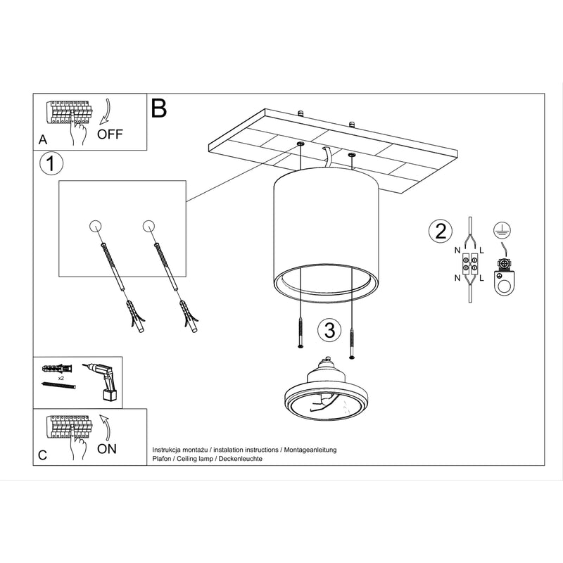 Wandlamp keramiek KALU