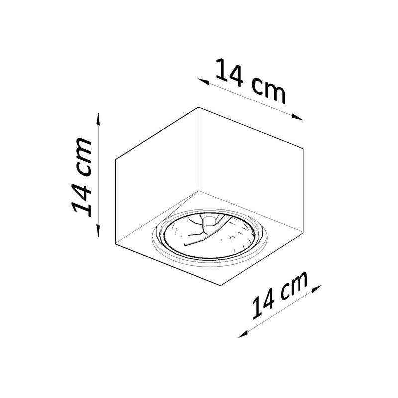 Keramische wandlamp SEIDA