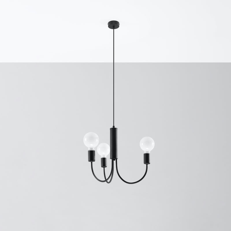 Chandelier PICCOLO 3 black