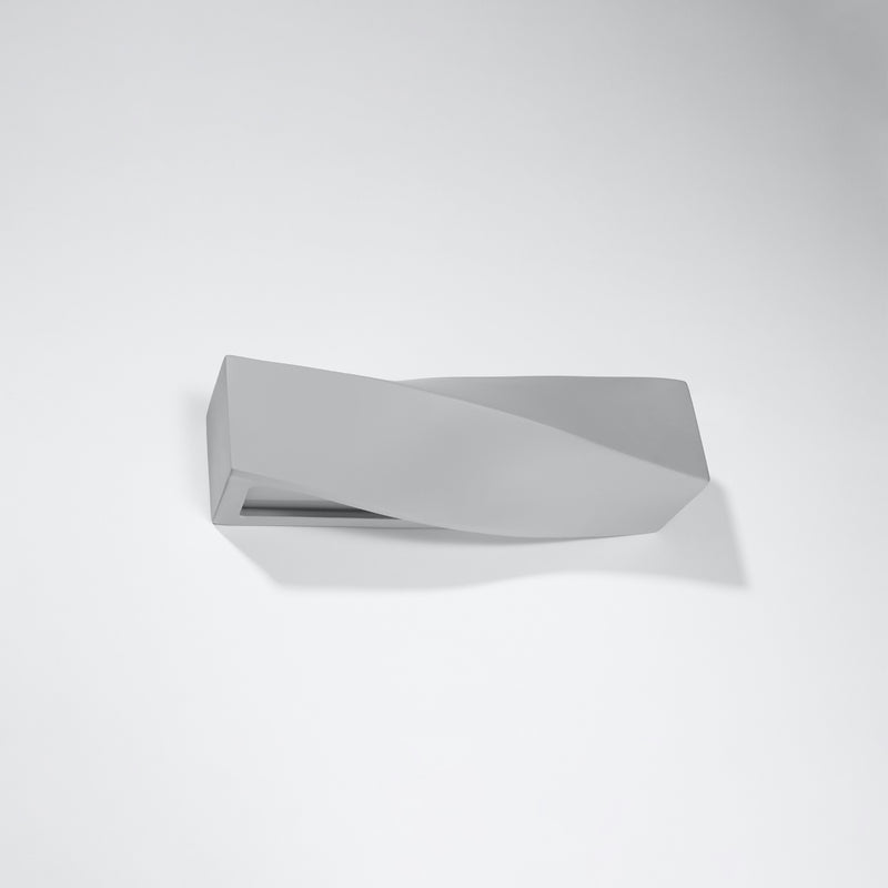 Wall light ceramic SIGMA gray