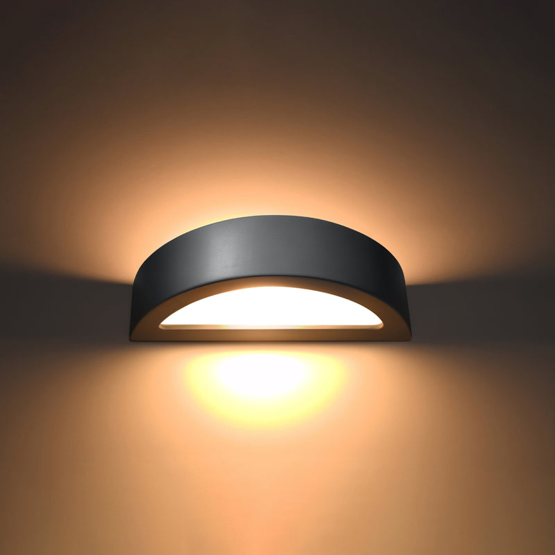 Wall light ceramic ATENA gray