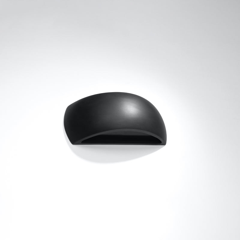 Wall light ceramic PONTIUS black