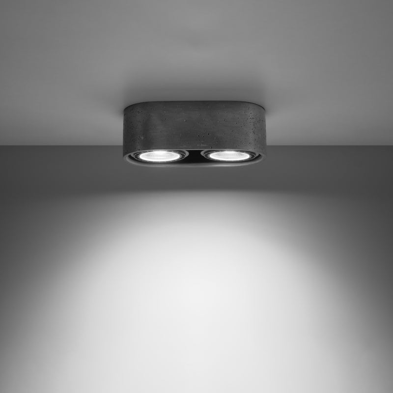 Ceiling light BASIC 2 concrete