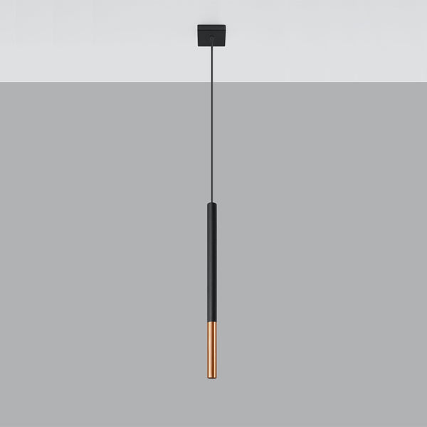 MOZAICA 1 hanging light black/copper