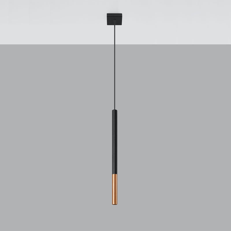 MOZAICA 1 hanging light black/copper