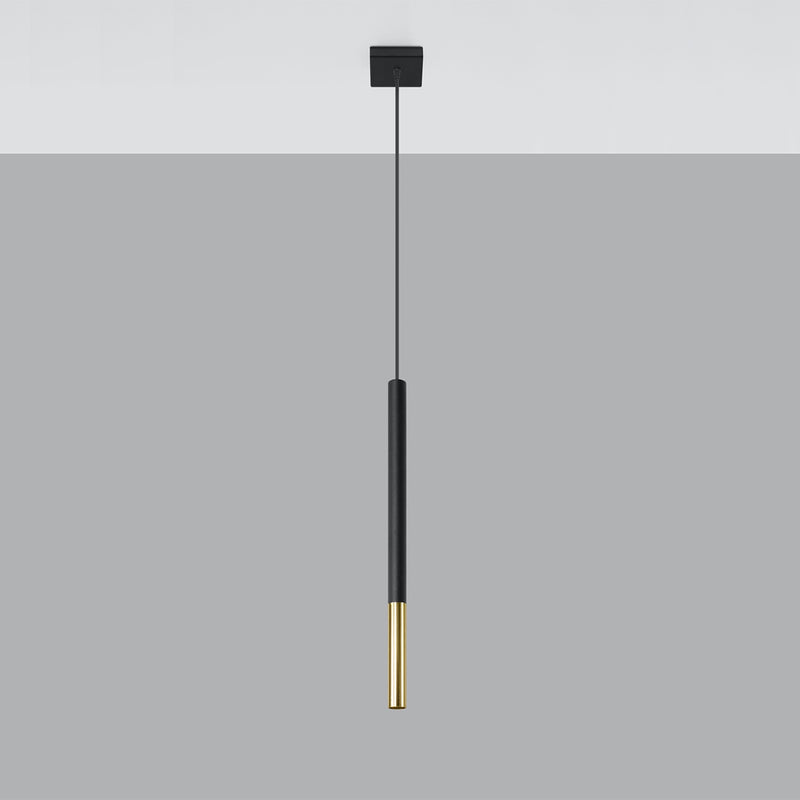 MOZAICA 1 hanglamp zwart/goud