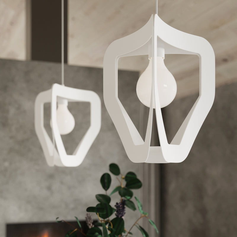 TRES hanging light white