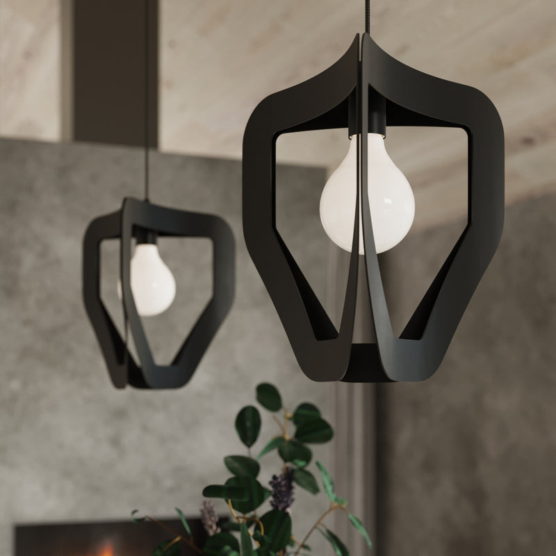 TRES hanging light black