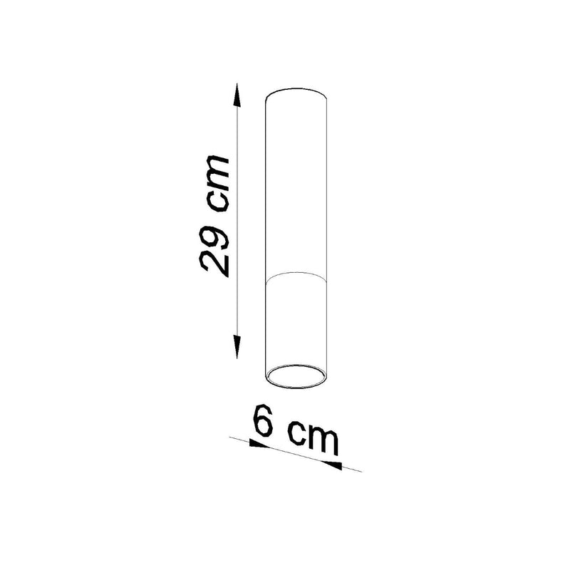 Deckenleuchte LOOPEZ schwarz/kupfer