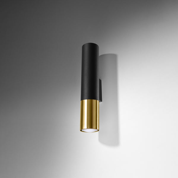 LOOPEZ wall light black/gold