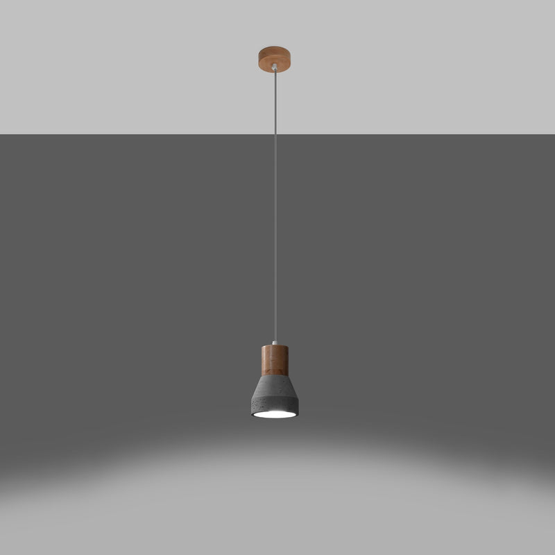 QUBIC hanglamp lichtgrijs