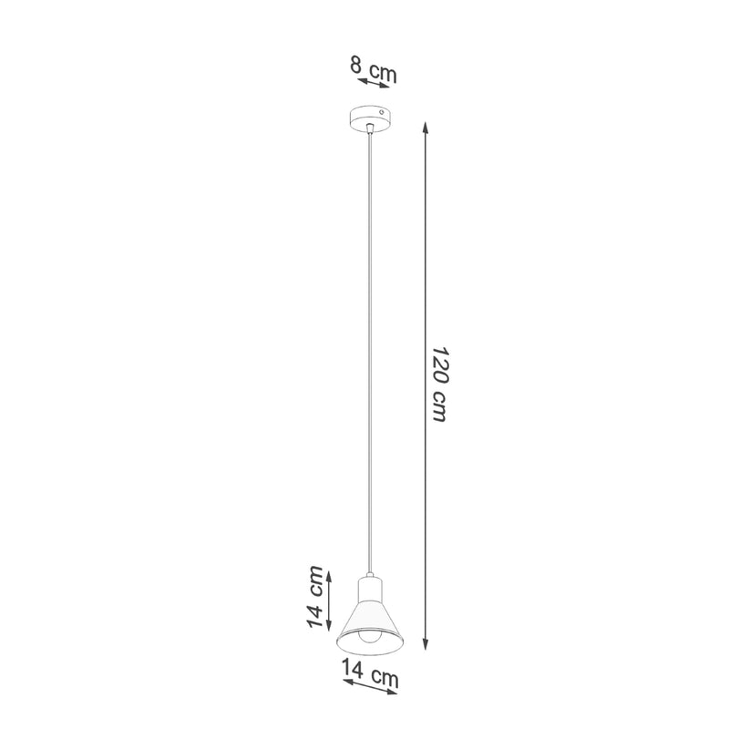 TALEJA 1 hanglamp wit [E27]