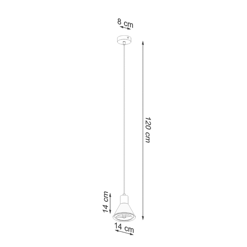 TALEJA 1 hanglamp wit [ES111]