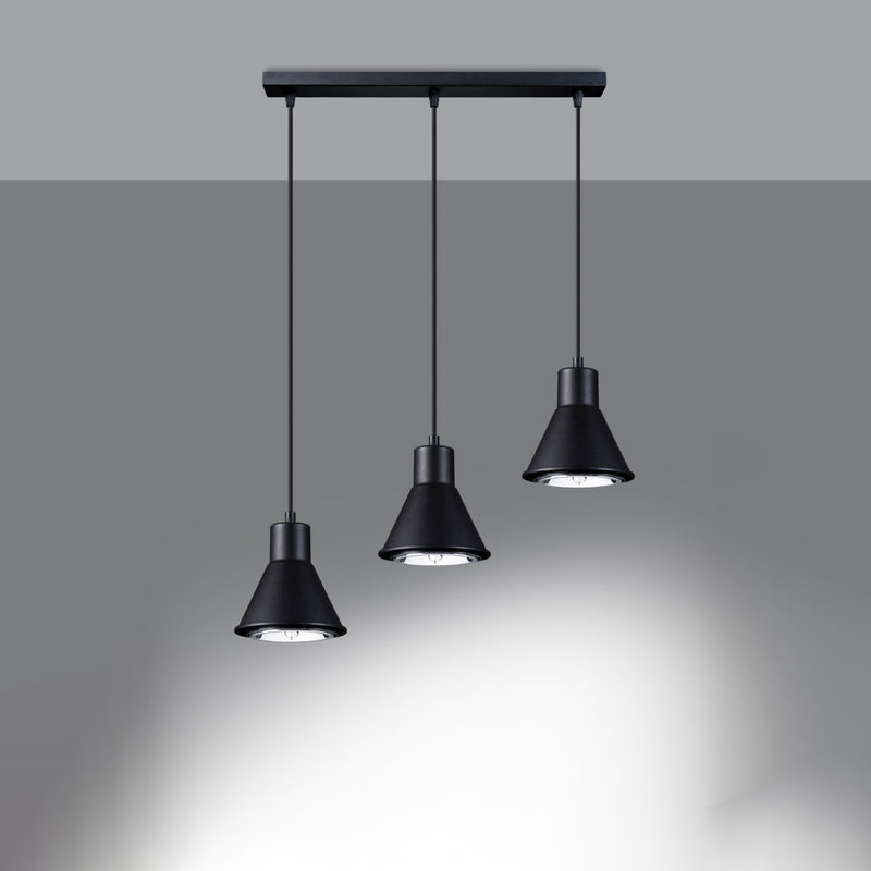 TALEJA 3 hanging light black [ES111]