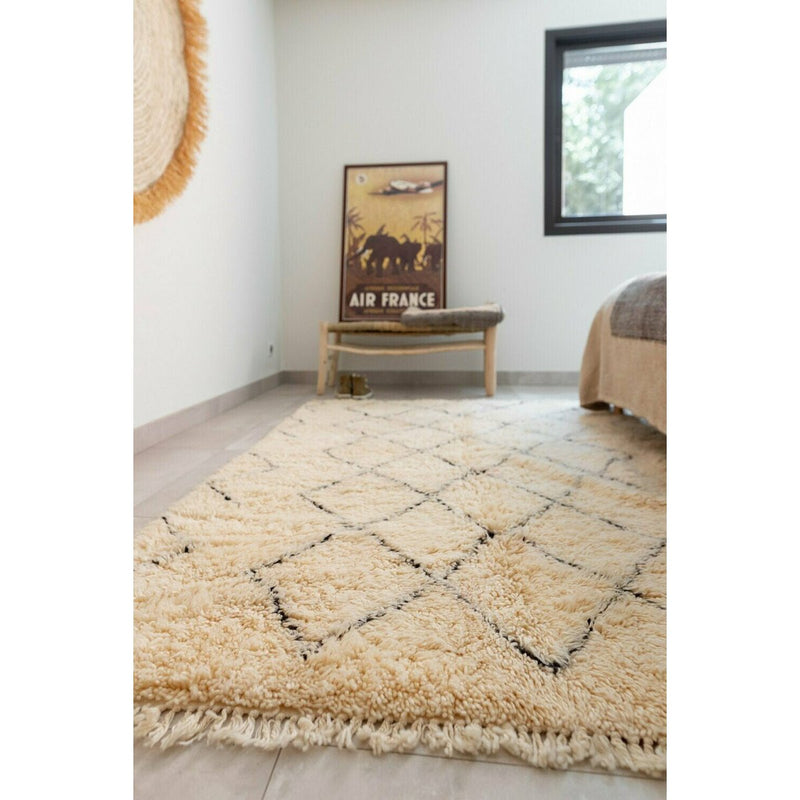 Tapis Berbere Authentiek en Laine Cherratin