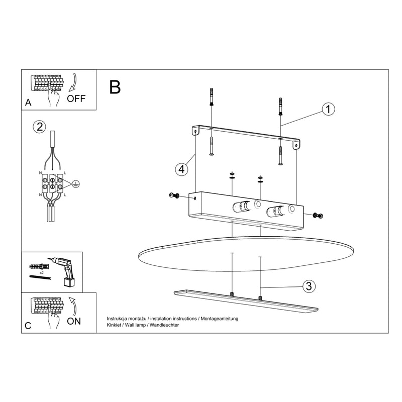 SALIA ceiling light