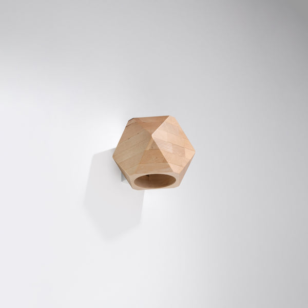 Wall light WOODY natural wood