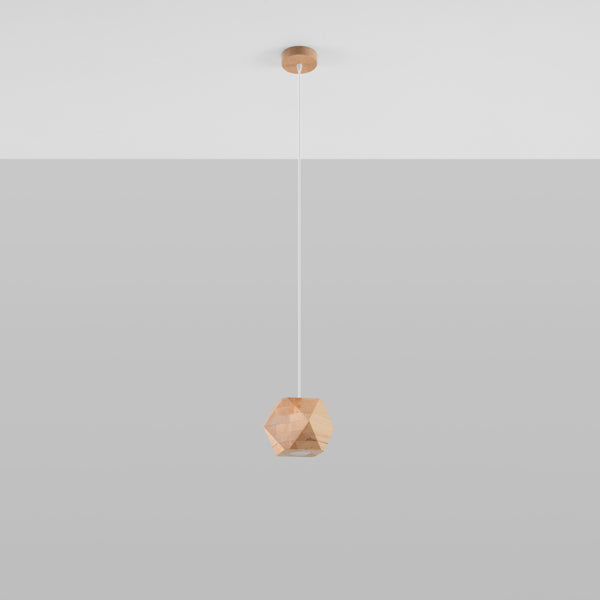 WOODY natural wood hanging light