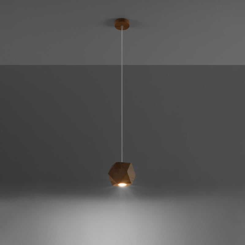 WOODY natural wood hanging light