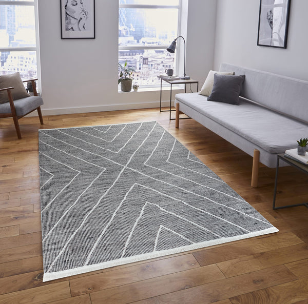 Sehrazat EFE COLLECTION - Modern and antibacterial carpet in Scandi style series Efe 1020 Grey