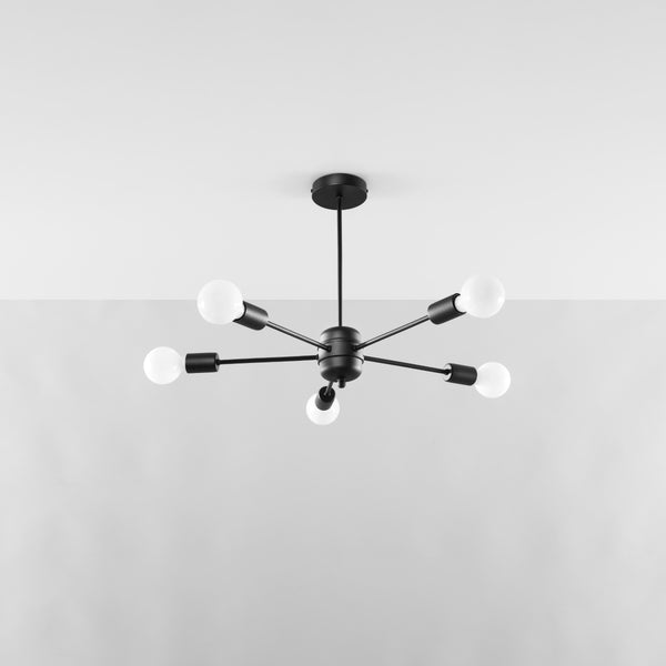 Chandelier LANGO 5 black