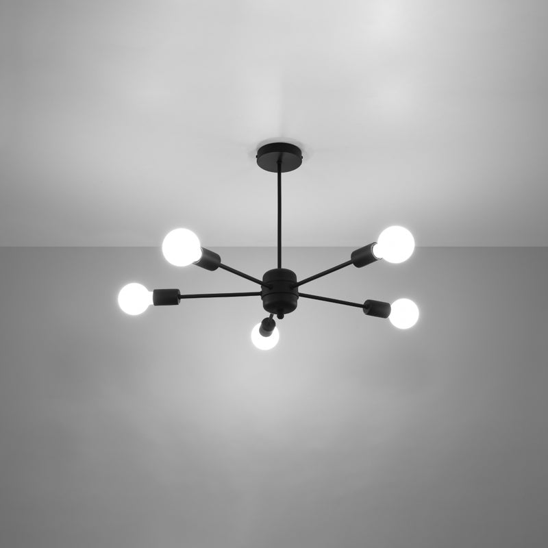 Chandelier LANGO 5 black