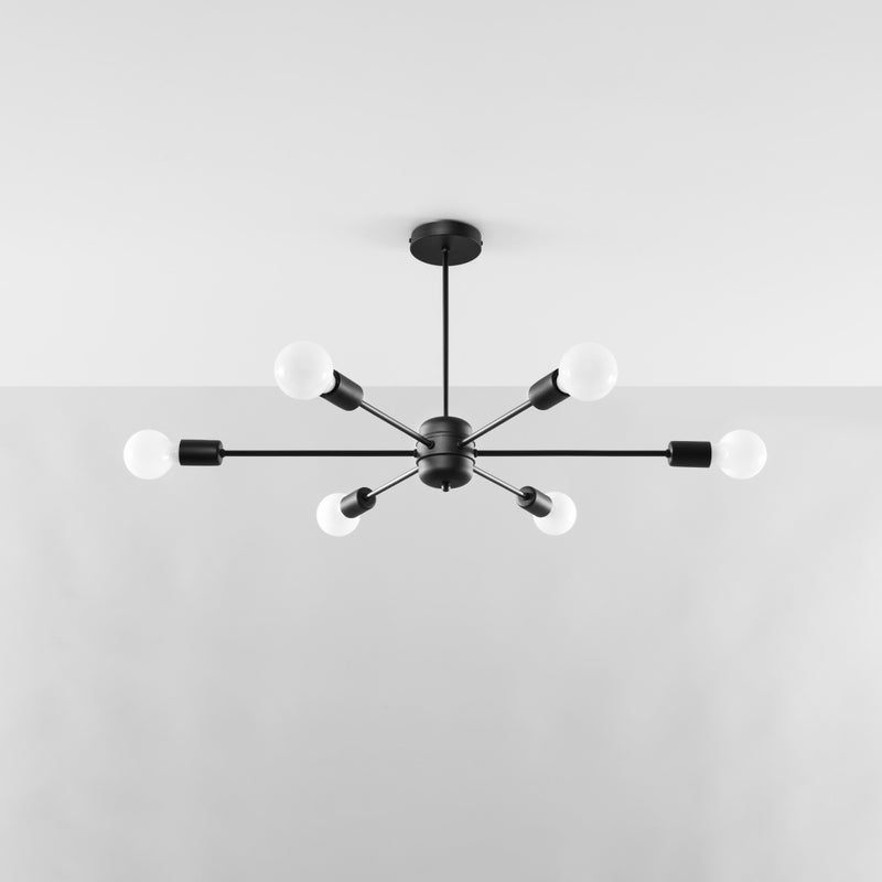 Chandelier LANGO 6 black