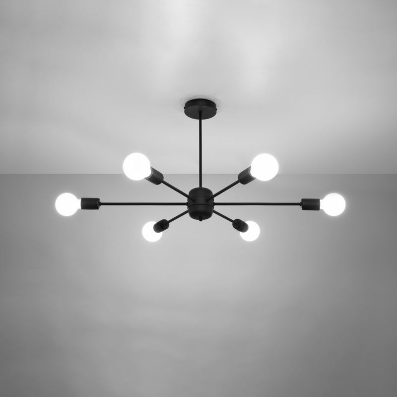 Chandelier LANGO 6 black