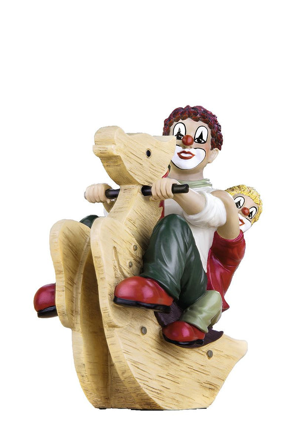 Clownpakket "Heart Greetings" - handgeschilderd verzamelfiguur van Gilde handwerk