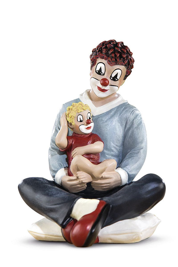 Clownpakket "Heart Greetings" - handgeschilderd verzamelfiguur van Gilde handwerk