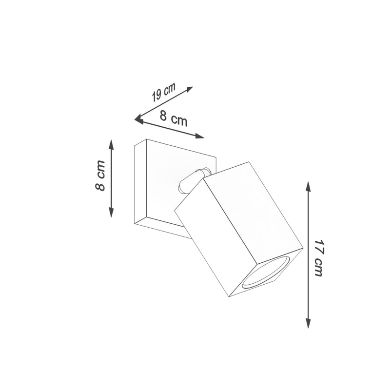 KEKE eiken wandlamp