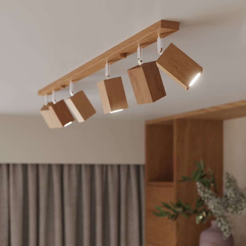 Ceiling light KEKE 2 oak