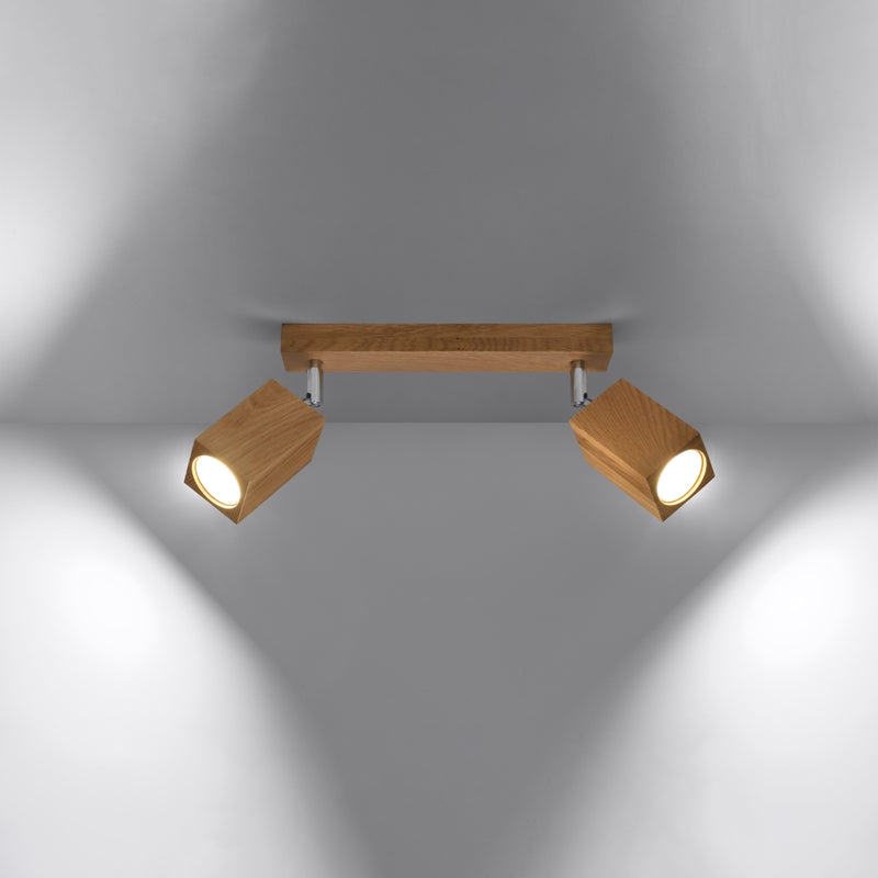 Ceiling light KEKE 2 oak