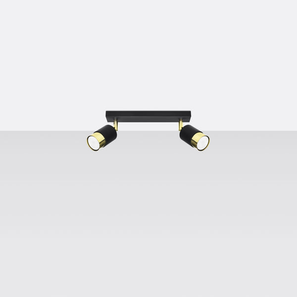 NERO 2 ceiling light black/gold