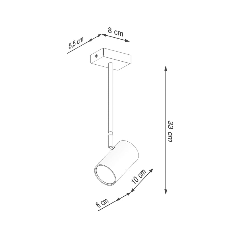 NORANO plafondlamp zwart